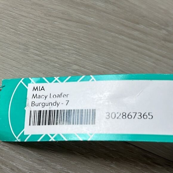 Mia‎ Macy Loader Burgundy Size 7 Stitch Fix Nwt in packaging - Picture 3 of 8